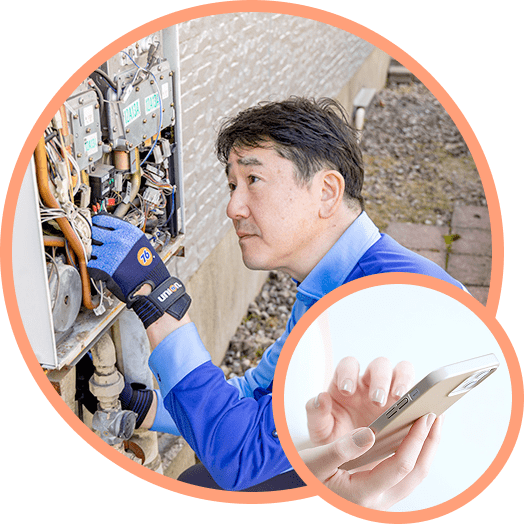 男性作業員の画像